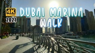 [4K HD] Walk around Dubai Marina in 2021!