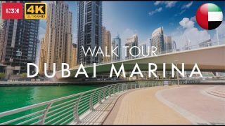 [4K] Walk Tour Dubai Marina Walk / Mall | N3K