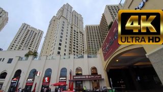 Dubai Marina JBR Walk Full Walking Tour 4K ممشى دبي مارينا جي بي آر ووك تصوير نهاري ممتاز بدقة