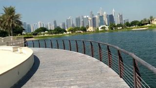 Dubai Meadows Town center behind Costa's.
